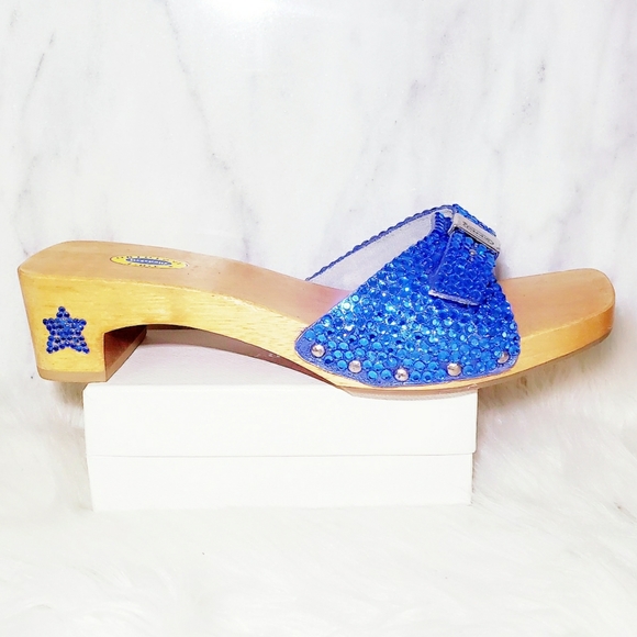 Dr. Scholl's Shoes - #10 Dr. Scholl's Lanell crystals slides Italy 10